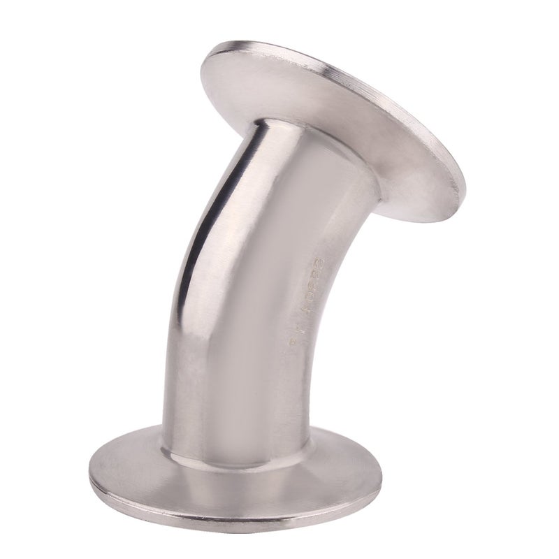 DERNORD 45 Degree Elbow | 1 Inch Tube OD Stainless Steel 304 Pipe Fitting Fits Tri Clamp 1.5 inch - Image 4